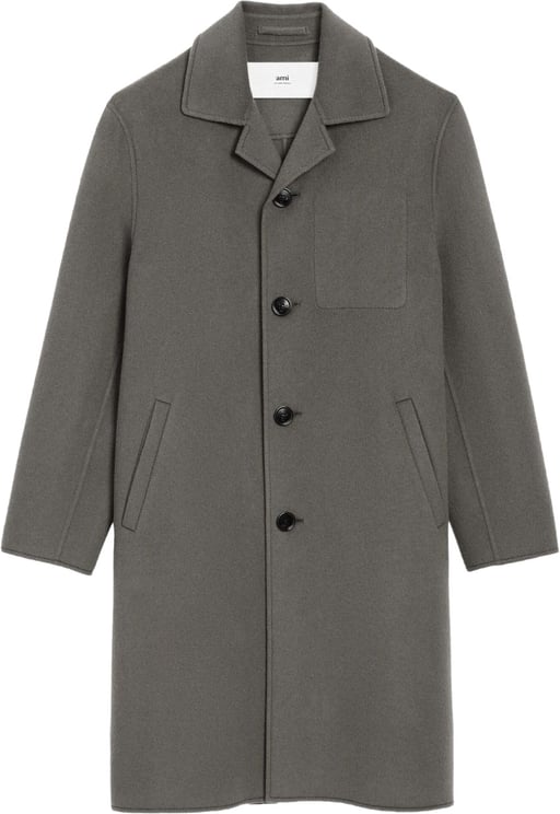 AMI Paris Coats Gris Chiné