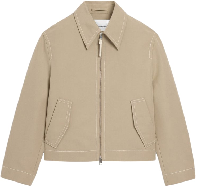 AMI Paris Jackets Beige