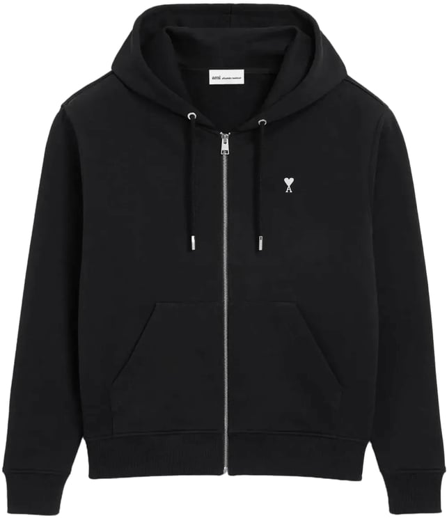 AMI Paris HOODIE AMI DE COEUR ZWART