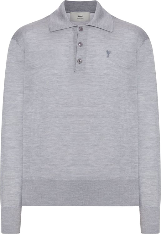AMI Paris T-Shirts And Polos Gris