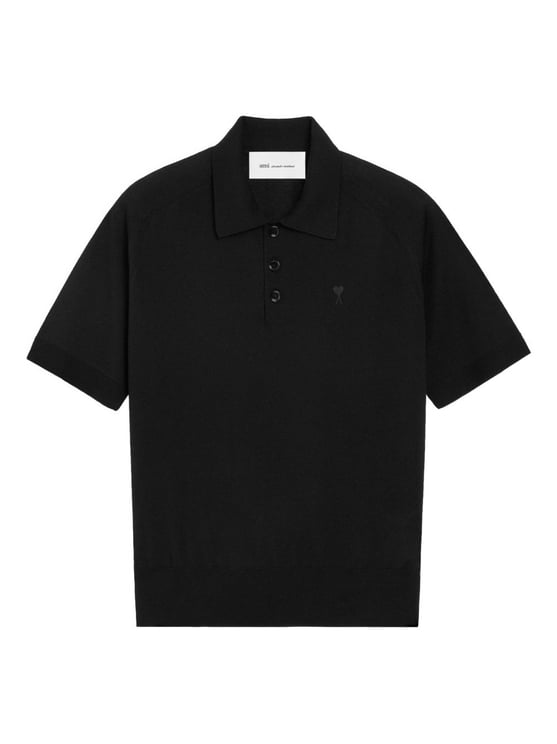 AMI Paris T-Shirts And Polos Black