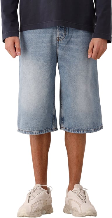 AMI Paris Ami Paris Korte Jeans Blauw