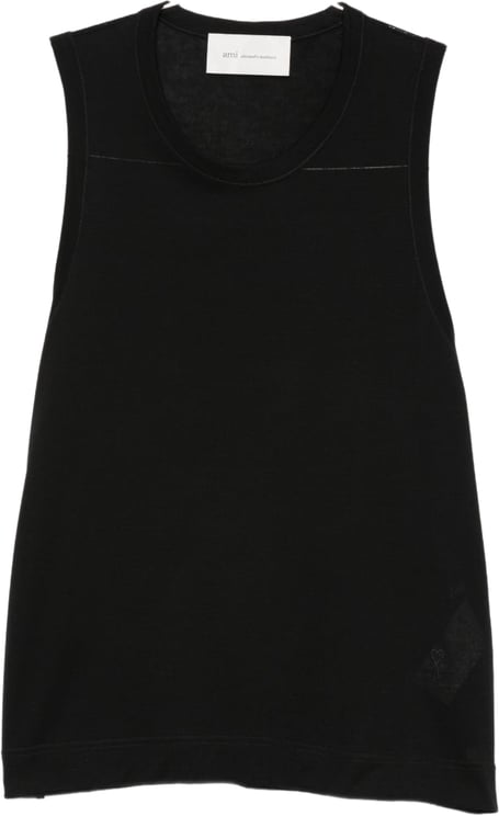 AMI Paris T-Shirts And Polos Black