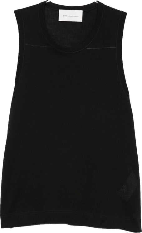 AMI Paris T-Shirts And Polos Black