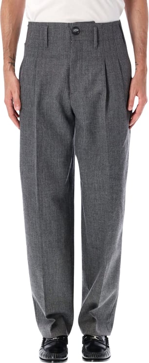 AMI Paris Zuit Double Pinces Pant Grigio