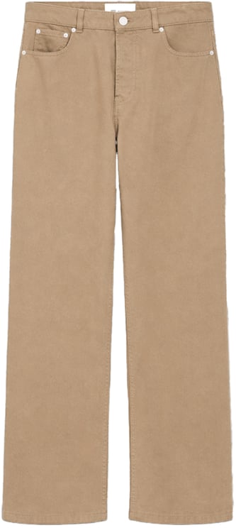 AMI Paris JEANS LARGE FIT BEIGE TAUPE