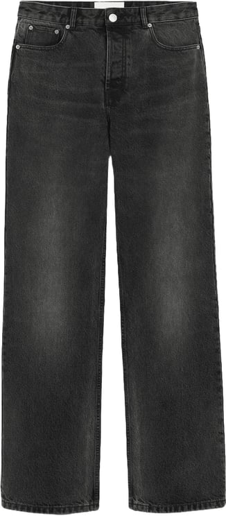 AMI Paris Grote jeans, zwart gewassen
