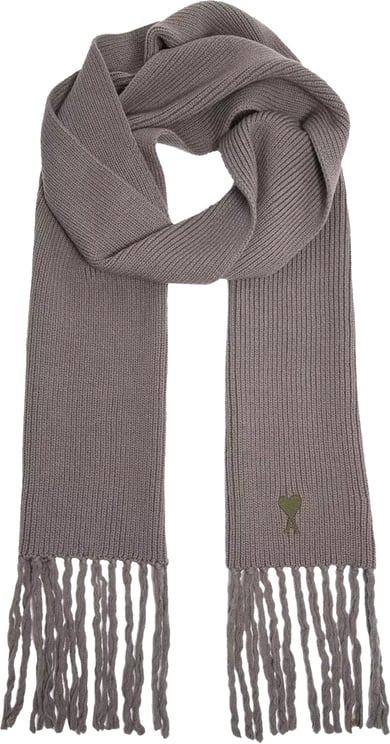 AMI Paris De Coeur Logo Scarf