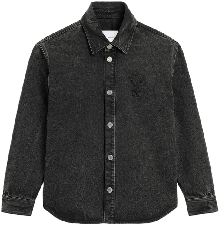 AMI Paris OVERSHIRT ADC ZWART