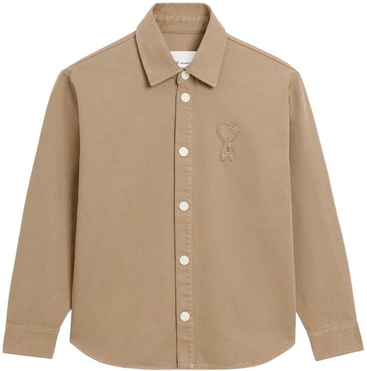 AMI Paris Shirts Beige