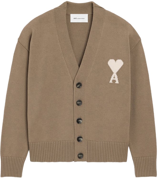 AMI Paris Sweaters Beige