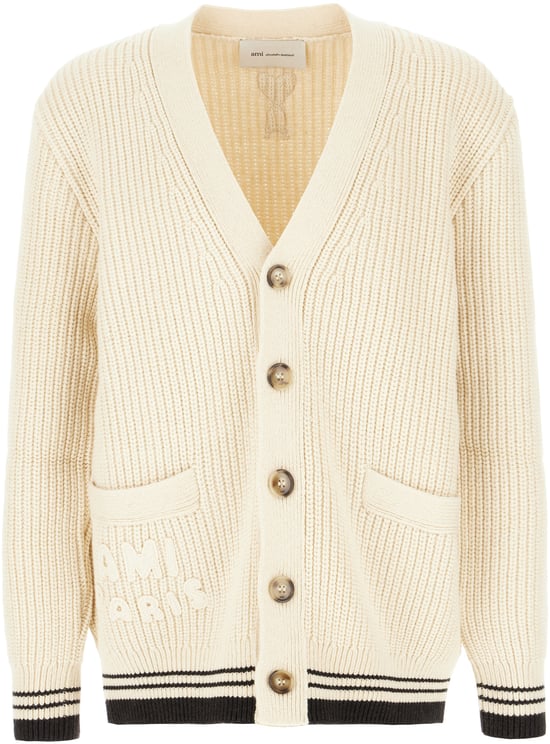 AMI Paris Ami Paris Sand wool blend cardigan