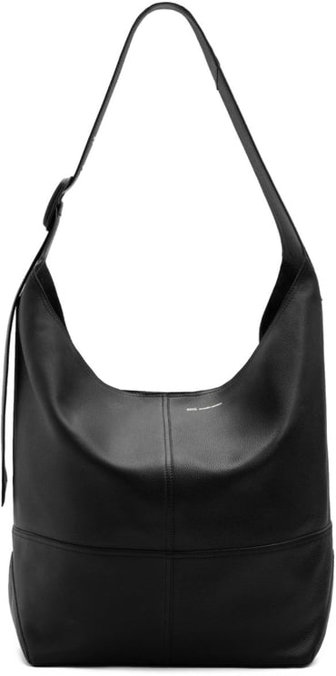 AMI Paris Black Adjustable Strap Bag