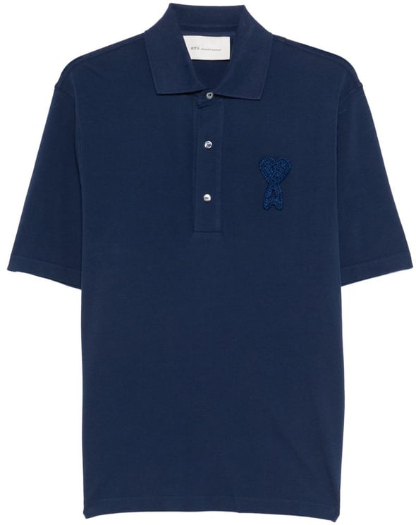 AMI Paris T-Shirts And Polos Blue