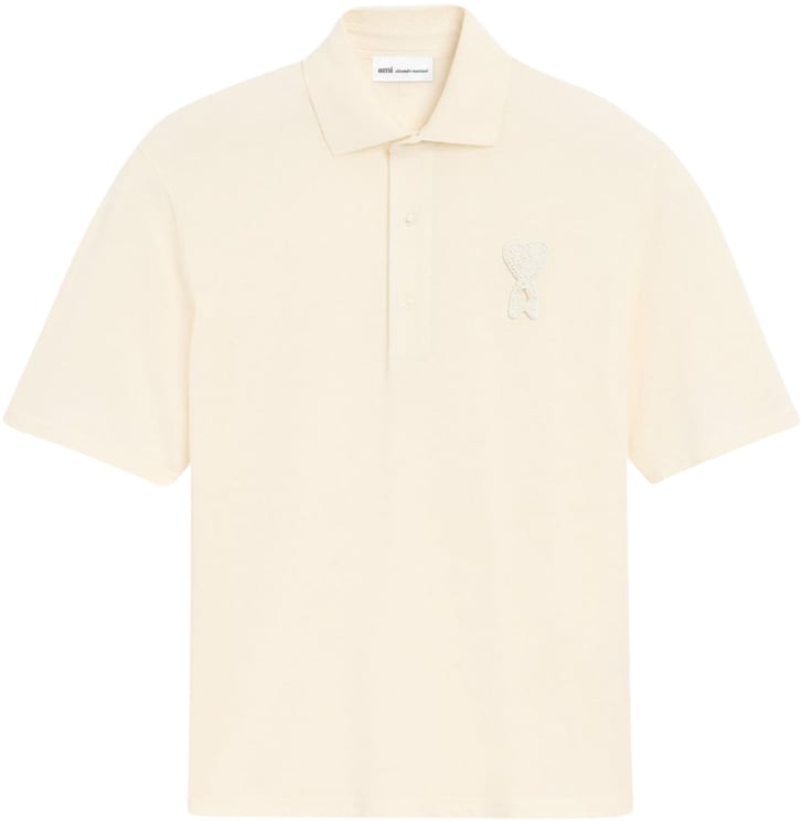 AMI Paris T-Shirts And Polos Beige