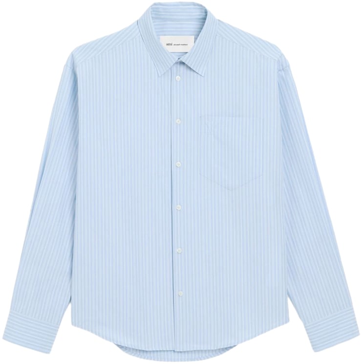 AMI Paris Shirts Clear Blue