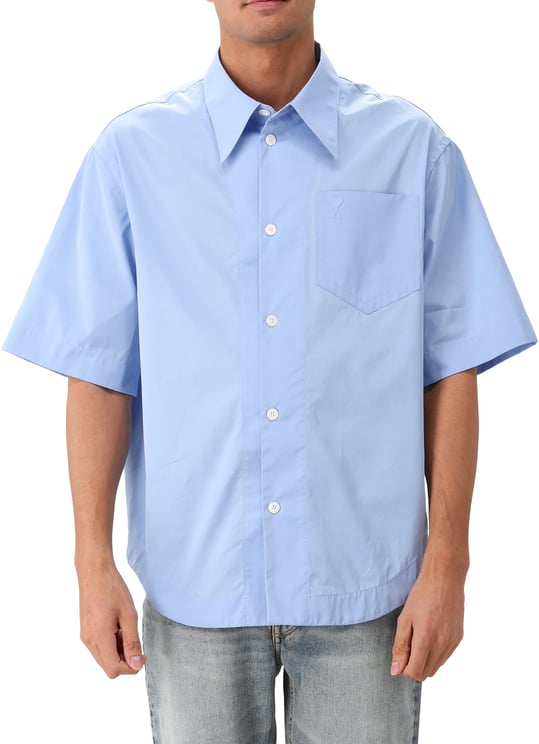 AMI Paris Ami Paris Korte mouw Overhemd Blauw