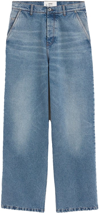 AMI Paris WIJDE JEANS BLAUW