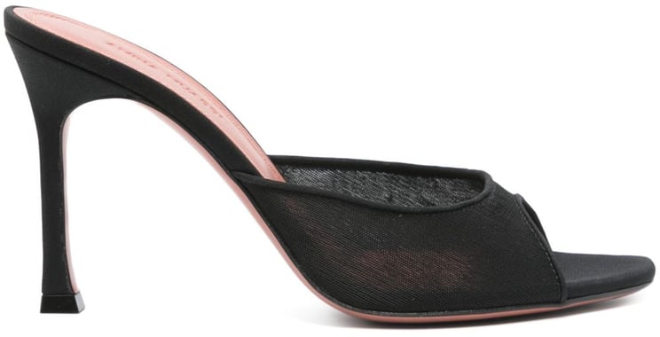 Amina Muaddi Sandals Nero