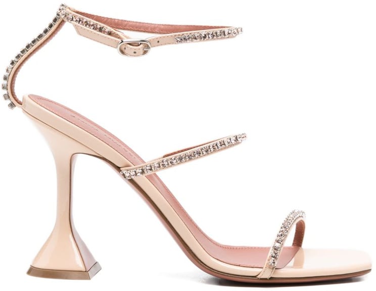 Amina Muaddi Sandals Oro