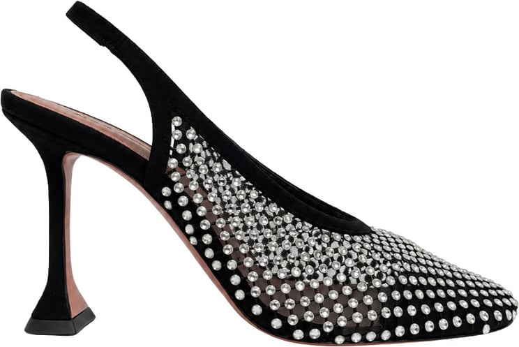 Amina Muaddi With Heel Black