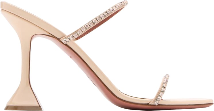 Amina Muaddi Sandals Champagne
