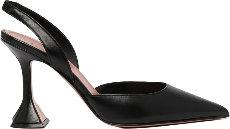 Amina Muaddi With Heel Black