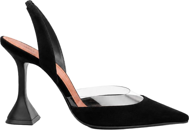 Amina Muaddi With Heel Black