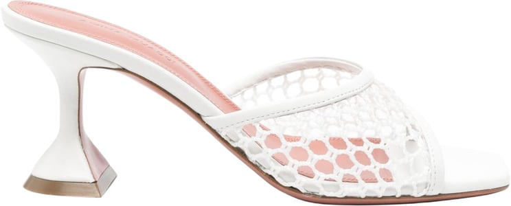 Amina Muaddi Sandals White