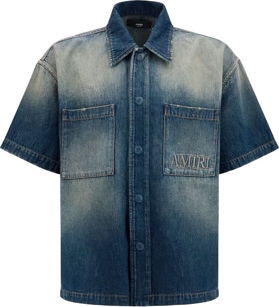 Amiri Amiri Blue Denim Shirt