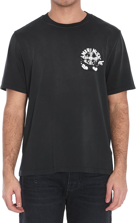 Amiri Amiri Music Record t-shirt casual shortsleeves