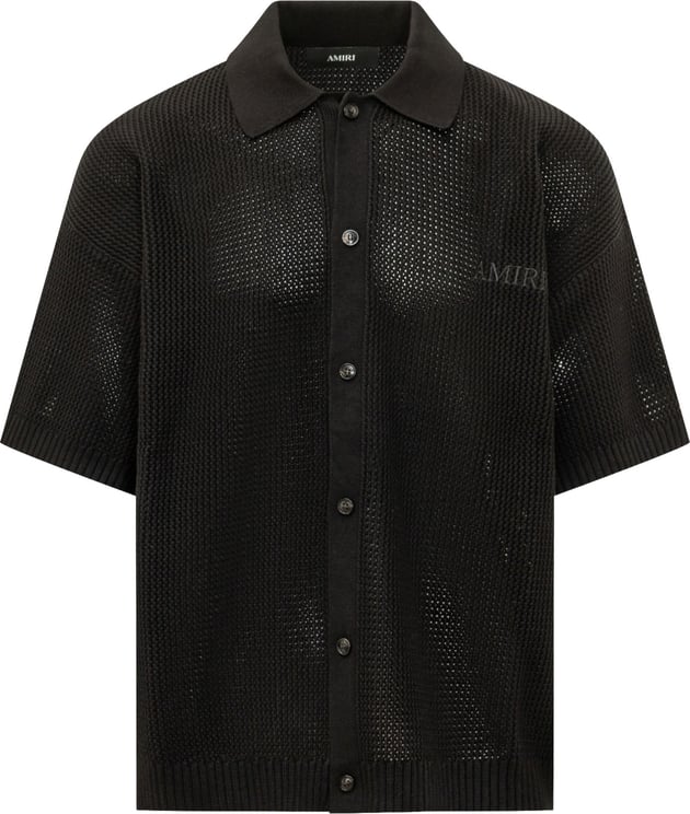 Amiri Camicia Traforata a Maniche Corte