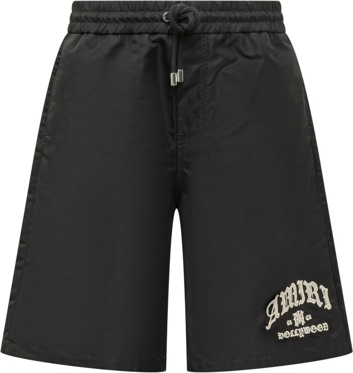 Amiri Shorts Amiri Hollywood con Coulisse e Ricamo Frontale