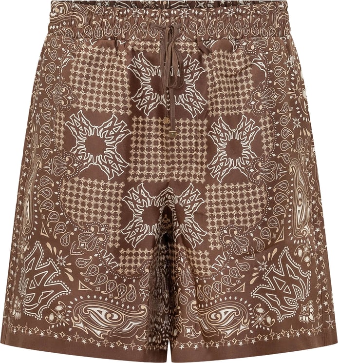 Amiri Shorts Check a Stampa Bandana