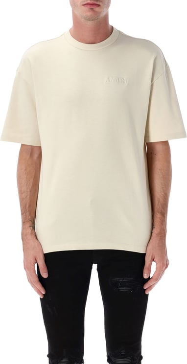 Amiri Beige Cotton T-Shirt