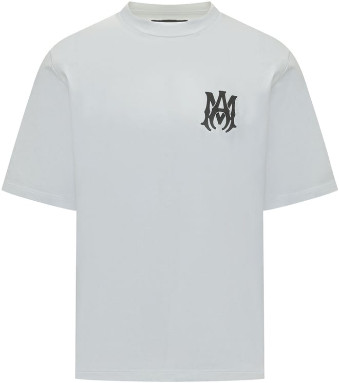 Amiri T-shirt Core Logo con Girocollo e Stampa sul Petto