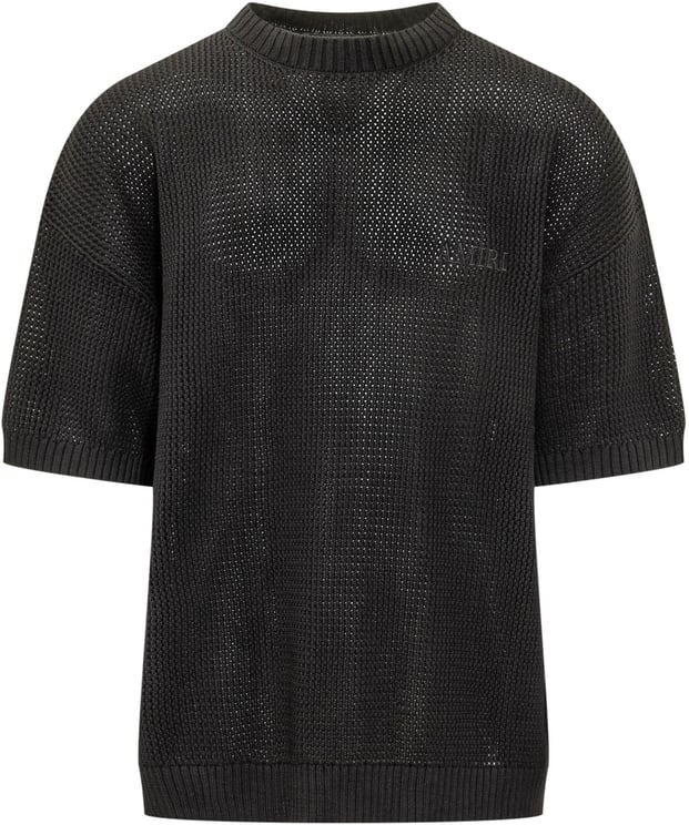 Amiri Maglia Mesh a Maniche Corte
