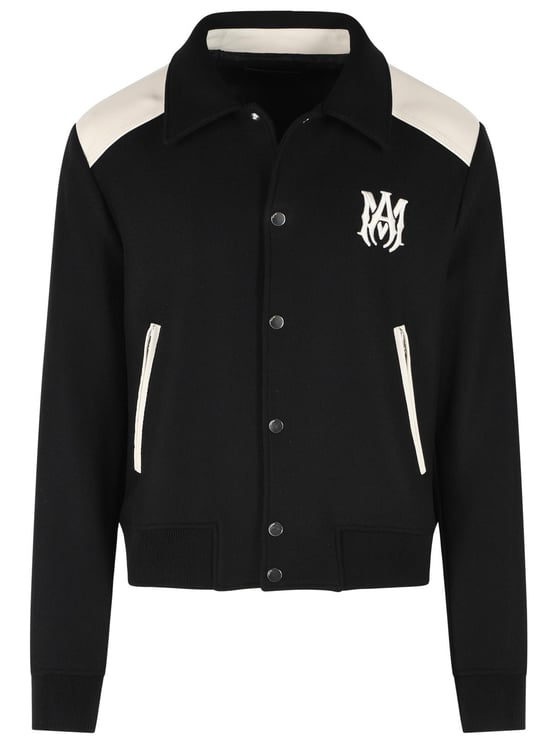Amiri 'Ma Band' Black Virgin Wool Blend Jacket