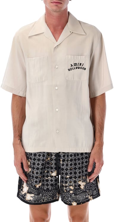Amiri Amiri Hollywood Print Bowling Shirt
