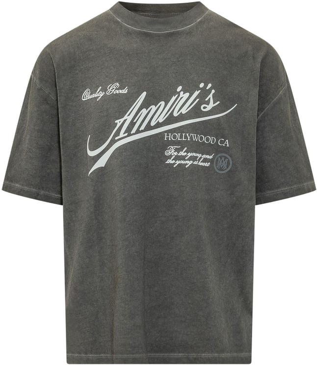 Amiri T-shirt Oversize con Stampa Lettering