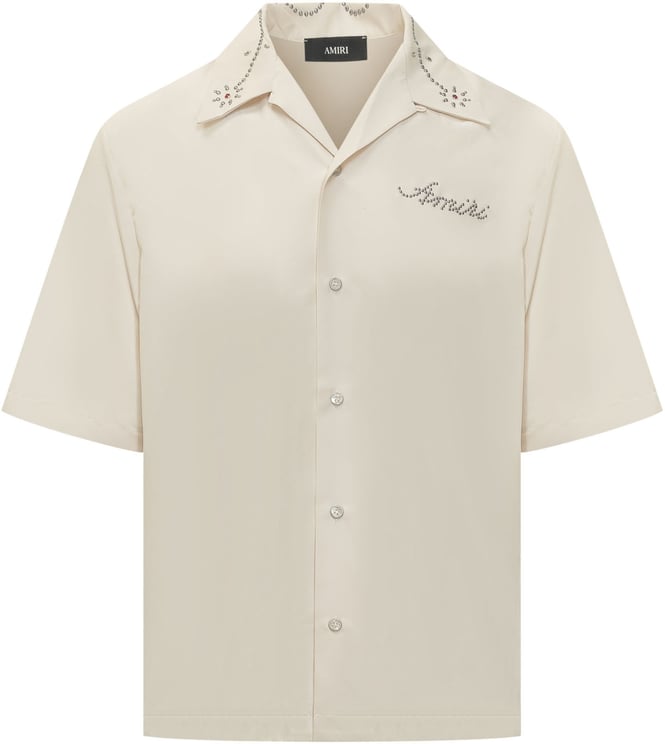Amiri Camicia Stud Camp con Colletto e Applicazioni