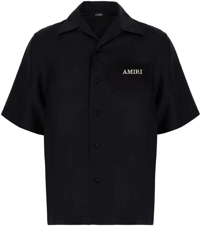 Amiri Amiri Black stretch polyester blend shirt