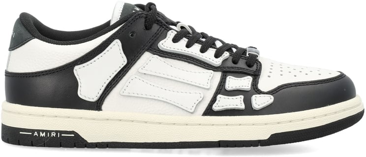 Amiri Skel Top Low Black White Bones