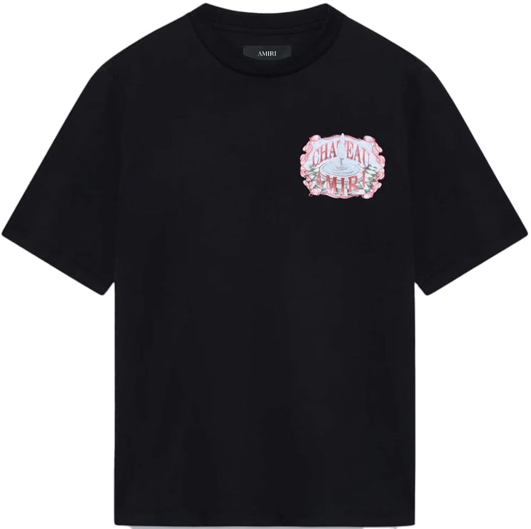 Amiri CHATEAU SKETCH OS T-SHIRT ZWART