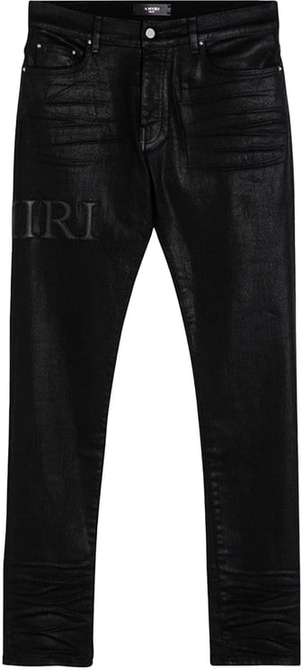 Amiri Amiri Serif Logo Jeans 'Zwart'