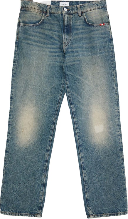 Amish Jeans James Sonny Denim Dirty Blu