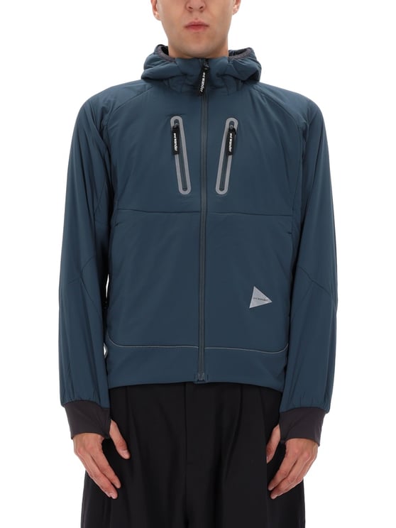 and wander Alpha Air Hooded Lightweight Jacket