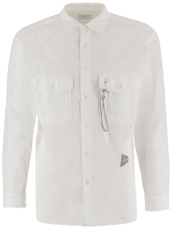 and wander Cotton-Blend Shirt with Classic Collar