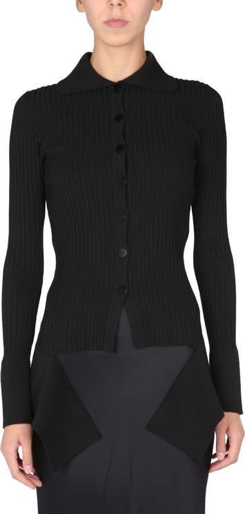 ANDREADAMO Cardigan With Cut Out Details