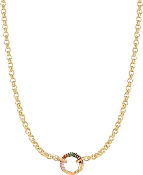 Ania Haie Ania Haie Gold Chain Rainbow Connector Necklace